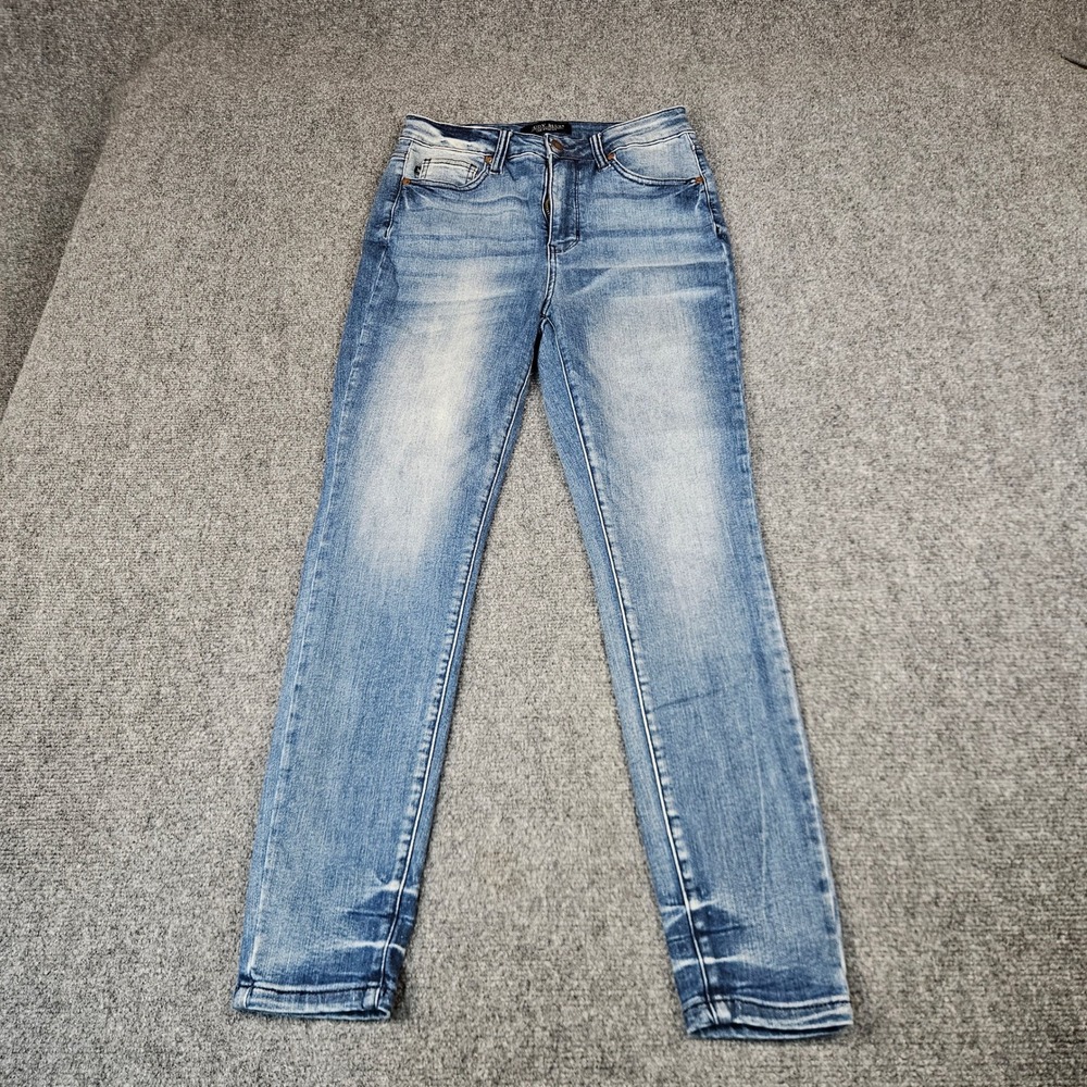 Judy Blue Skinny Fit Jeans Womens‎ 7/28 Medium Wash Blue Denim JB88525 DK-CO